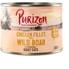 6x200g Adult : filet de poulet, sanglier Purizon Boîtes pour chat : -15 % !