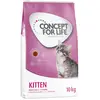 10kg Kitten Concept for Life Croquettes pour chat