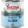 6x800g Purizon Adult saumon, épinards, noix de coco - Pâtée pour chien