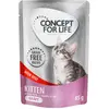 Concept for Life Kitten en sauce boeuf sans céréales pour chat  - 12 x 85 g