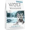 1kg Junior Blue River poulet élevé en liberté, saumon sans céréales Wolf of Wilderness Croquettes pour chien