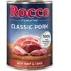Rocco Classic Pork 6 x 400 g pour chien boeuf, agneau