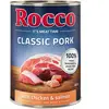 Rocco Classic Pork 6 x 400 g pour chien poulet, saumon