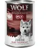 Wolf of Wilderness "RED Meat" Junior 6 x 400 g pour chiot Ruby Midnigh...
