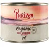 6x200g boeuf, poulet & carottes Organic Bio Purizon nourriture humide pour chien