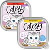 16x 100g Catessy Junior-Paté Mix (2 sortes) nourriture pour chats humi...
