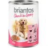 Briantos Bouchées en sauce 6 x 415 g pour chien - boeuf, carottes