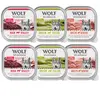 Wolf of Wilderness Adult - Single Protein 6 x 300 g pour chien - Lot mixte : boeuf, dinde, agneau