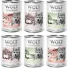 Wolf of Wilderness Junior  Expedition  6 x 400 g pour chiot - lot mixt...