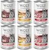 Wolf of Wilderness Senior  Expedition  6 x 400 g pour chien - lot mixt...