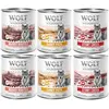 Wolf of Wilderness Senior  Expedition  6 x 800 g pour chien - lot mixt...