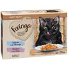 Feringa Filets juteux 12 x 70 g pour chat lot mixte : saumon & crevettes et poulet & thon (12 x 70 g)