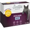 Smilla Adult Light Bouchées en sauce avec légumes pour chat - poulet, ...