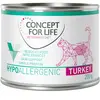 6 x 200 g Concept for Life Veterinary Diet Hypoallergenic Dinde humide...