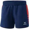 Erima Six Wings Kurze Shorts, New Navy/Rouge, 44 Femme