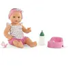 Poupon Emma fait pipi - Fleurie rose 36 cm