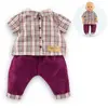 Chemise a Carreaux et Pantalon Petit Explorateur 30cm  