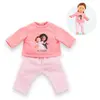 Vêtements pour ma poupée Corolle 36 cm : Pyjama rose 2 pièces