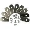 Vhbw vhbw 9x lames de tondeuse, compatible avec YardForce Amiro 400i, ...