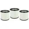 vhbw 3x Filtre rond pour Einhell BT-VC 1450SA