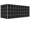 Gabion vert avec non-tissé 100 cm x 40 cm x 40 cm (L x H x P), maille 10 cm x 10 cm, spirale