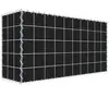 Gabion vert avec non-tissé 100 cm x 50 cm x 30 cm (L x H x P), maille 10 cm x 10 cm, spirale