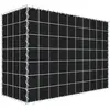 Gabion vert avec non-tissé 100 cm x 70 cm x 40 cm (L x H x P), maille 10 cm x 10 cm, spirale