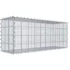 Gabiona Gabion à copeaux 100 cm x 40 cm x 30 cm (L x H x P), maille 10 cm x 10 cm, spirale