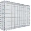 Gabiona Gabion à copeaux 100 cm x 70 cm x 20 cm (L x H x P), maille 10 cm x 10 cm, spirale