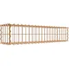 Gabiondeco - Gabion aspect rouille 100 cm x 20 cm x 20 cm (L x H x P)....