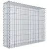Gabiona Gabion à copeaux 100 cm x 80 cm x 20 cm (L x H x P), maille 5 cm x 10 cm, spirale