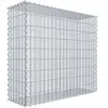 Gabiona Gabion à copeaux 100 cm x 90 cm x 30 cm (L x H x P), maille 5 cm x 10 cm, spirale