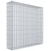 Gabiona Gabion à copeaux 100 cm x 100 cm x 20 cm (L x H x P), maille 5 cm x 10 cm, spirale