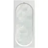 Villeroy & Boch Oberon 2.0 Baignoire balnéo rectangulaire, UHE181OBR2A...