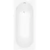 V&B Baignoire rectangulaire Oberon 170x75 cm, blanc pierre