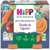 Hipp Bio Mon Dîner Bonne Nuit Bol Risotto de Légumes +8m 2 x 190g
