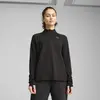 Puma Haut à col zippé RUN VELOCITY CLOUDSPUN Femme noir L
