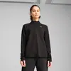 Puma Haut à col zippé RUN VELOCITY CLOUDSPUN Femme noir S