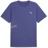 Puma T-shirt de running en maille à motif Homme bleu M