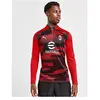 Puma Haut Zippé AC Milan Avant-Match Homme - Red, Red M