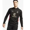 PUMA Haut d'entraînement à 1/4 Zip AC Milan Homme XL Black for All Time Red