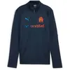 Puma Haut d'entraînement 1/4 zip enfant OM 2024/25 Bleu 8 ans 778223-24