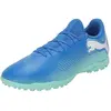 PUMA Mixte Future 7 Play TT Soccer Shoe, Hyperlink Blue-Mint White, 47 EU