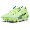 PUMA Mixte Ultra 5 Match+ FG/AG Soccer Shoe, Fizzy Apple White-Bluemazing, 39 EU