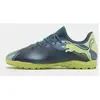 PUMA Future 7 Play TT Jr Soccer Shoe, Gray Skies-Elektro Purple-Fizzy Apple White, 37.5 EU