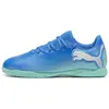 PUMA Future 7 Play IT Jr Soccer Shoe, Hyperlink Blue-Mint White, 28 EU