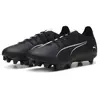 PUMA Mixte Ultra 5 Match FG/AG Soccer Shoe, Black White, 46.5 EU