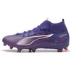 Chaussures de football Puma Ultra Match+ FG/AG Blanc 44 107686-01