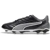 PUMA Mixte King Pro FG/AG Soccer Shoe, Black White-Cool Dark Gray, 40.5 EU