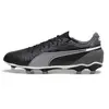 PUMA Mixte King Match FG/AG Soccer Shoe, Black White-Cool Dark Gray, 43 EU